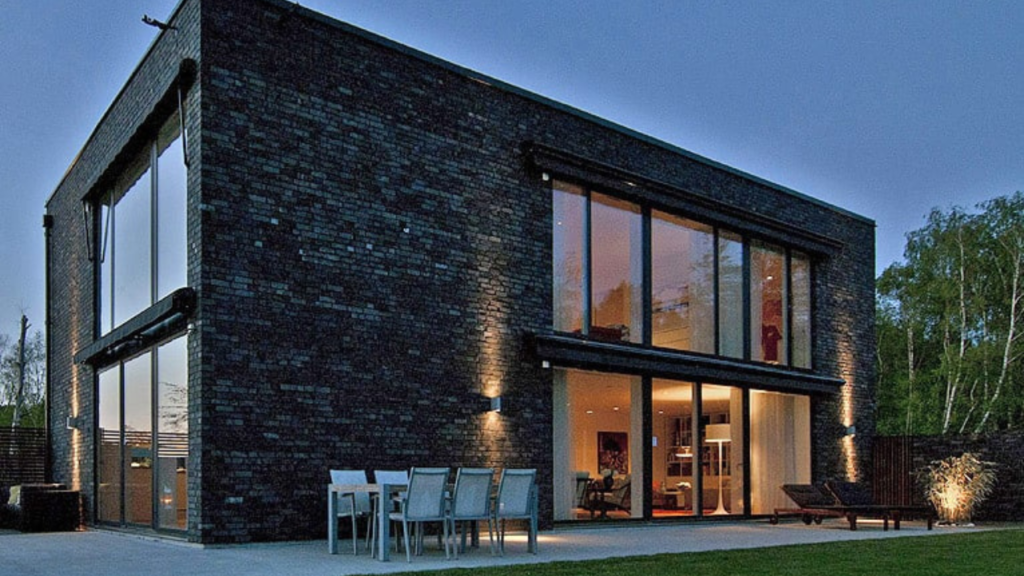 How a Black Brick House Façade Can Revolutionize Your Home's Aesthetic